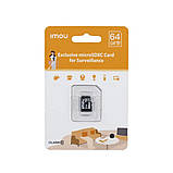 Картка пам'яті Imou MicroSD 64 ГБ ST2-64-S1 високошвидкісна карта для відеоспостереження та пристроїв зберігання, фото 3