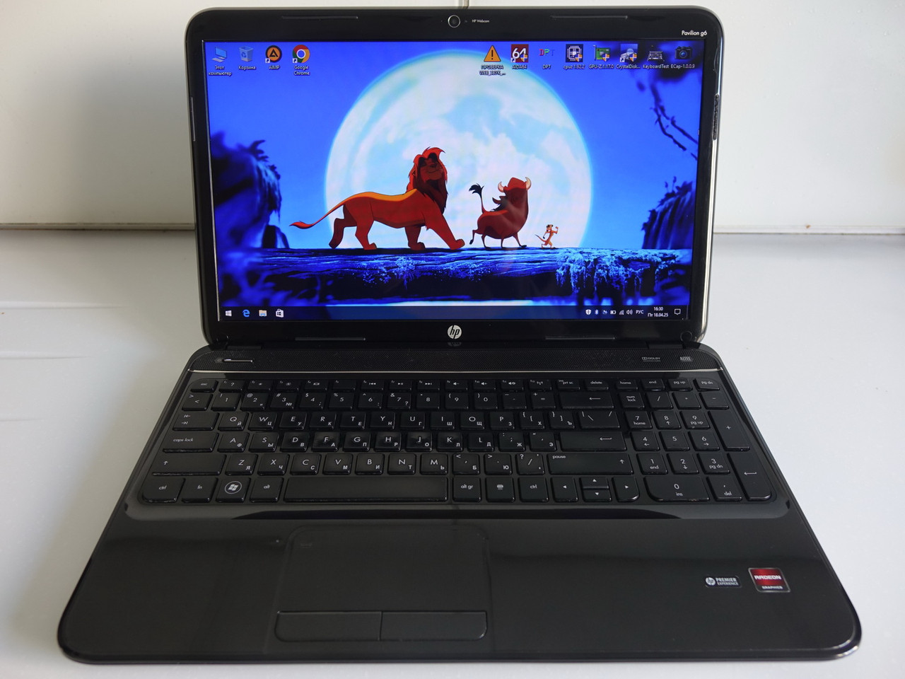 Ноутбук HP Pavilion G6 2000 серії 15.6, i3-2310M, 6gb, 750gb, AMD Radeon HD 7600M 2GB + Intel HD 3000, Win10