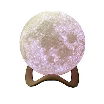 Нічник акумуляторний Три хвилі з Місяцем 160 мм на пульті керування Світильник настільний дитячий 16 кольорів