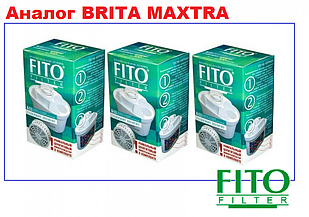 Комплект змінних картриджів Fito Filter (Фіто Фільтр) К33 (3шт.) аналог Brita Maxtra