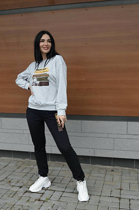 Двокольоровий костюм з принтом "Nopeday"| Норма, фото 1