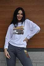 Двокольоровий костюм з принтом "Nopeday"| Норма, фото 5