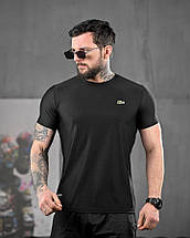 Футболка Lacoste чорна 4 ДЛ6480, фото 3