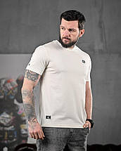 Футболка CK Slim fit beg 4 ДЛ6478, фото 5