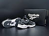 Чоловічі кросівки Reebok Fury Adart gray Рібок фурі адарт сірі замш сітка, фото 7