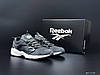 Чоловічі кросівки Reebok Fury Adart gray Рібок фурі адарт сірі замш сітка, фото 4