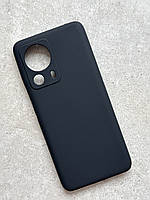 Чохол на Сяомі Мі 13 Лайт чорний силіконовий. Чохол на Xiaomi 13 Lite чорний силіконовий