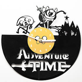 Годинник вінілові Adventure time подарунок