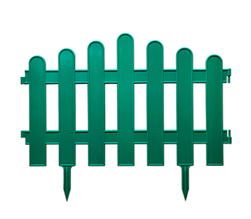 Паркан декоративний зелений 39,5 см × 27 см, фото 1