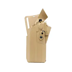 Кобура тактична SAFARILAND 7395RDS-28325 ALS Low-Ride Duty Holster, GLOCK 19/23, Колір: FDE, LH