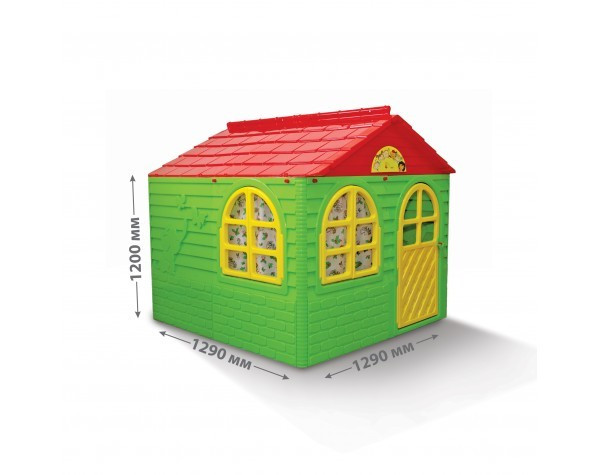Будиночок з шторками середній DOLONI TOYS 02550/3
