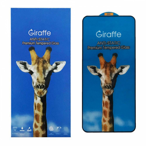 Захисне скло для телефона Samsung S24 FE чорне Giraffe Anti-static, фото 1