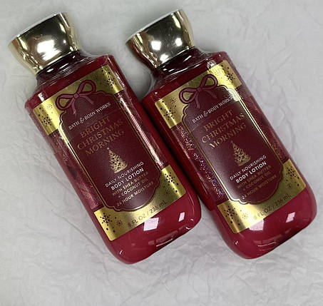 Парфумований лосьйон для тіла Bath and Body Works Bright Christmas Morning  Body Lotion 236мл, фото 3