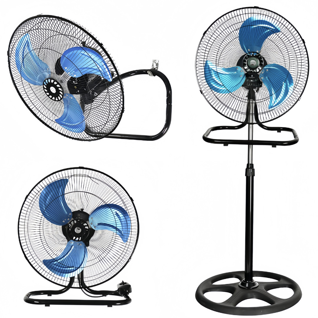 Вентилятор 3в1 підлоговий настільний настінний на 3 швидкості, фото 1