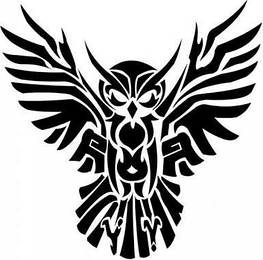 Вінілова наклейка на авто Сова 15 х 15 см