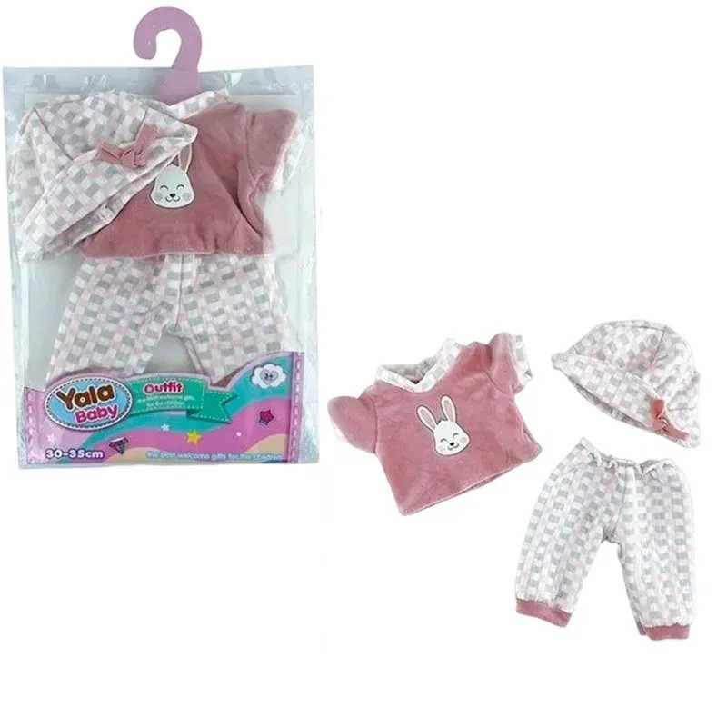 Одяг для ляльок/пупсів до 35 см Yala Baby (кофтинка, штанці, панамка) YLC 235 H, фото 1