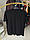 Чоловіча футболка MALIBU 8260 (батал) 3-7XL чорна, фото 3