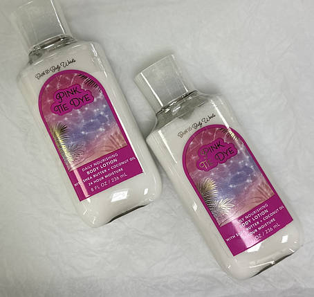 Парфумований лосьйон для тіла Bath and Body Works Pink Tie Dye  Body Lotion 236мл, фото 3