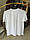 Чоловіча футболка MALIBU 8260 (батал) 3-7XL біла, фото 3