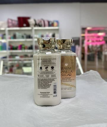 Парфумований лосьйон для тіла  Bath and Body Works Warm Vanilla Sugar Body Lotion 236мл, фото 4