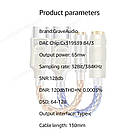 ⇒ GraveAudio DA06 CX-Pro на CX31993 (Jack 3.5) - портативний ЦАП DAC AMP підсилювач, 65 мВт, 32Bit/384kHz, фото 7