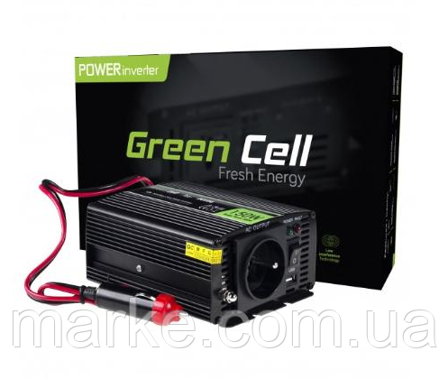 Автомобільний інвертор Green Cell 12V на 230V 150W/300W (INV06) (mrk)