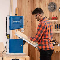 Пила стрічкова по дереву Scheppach HBS261 з пиляльним полотном 1790 х 13 мм та столом 300х300 мм., фото 3