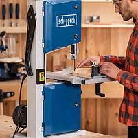 Пила стрічкова по дереву Scheppach HBS261 з пиляльним полотном 1790 х 13 мм та столом 300х300 мм., фото 7