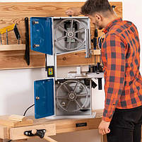 Пила стрічкова по дереву Scheppach HBS261 з пиляльним полотном 1790 х 13 мм та столом 300х300 мм., фото 8