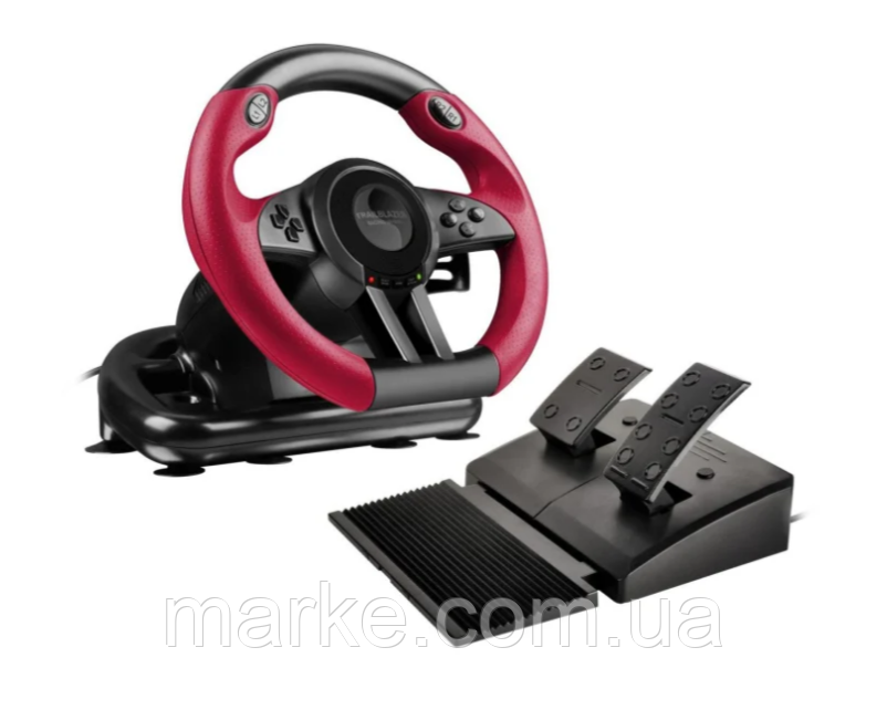 Кермо з педалями SpeedLink TRAILBLAZER для PS4, PS3, Xbox Series, Xbox One X/S, PC (SL-450500-B) (mrk)