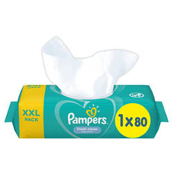 Дитячі вологі серветки Pampers Sens 80 шт 8001841041421 smart