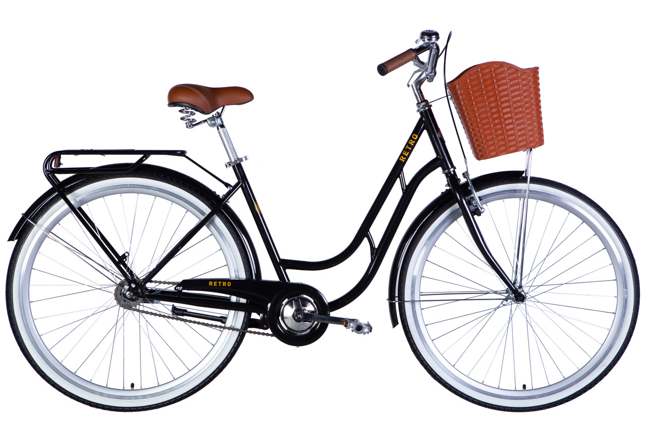 Велосипед ST 28" Dorozhnik RETRO Velosteel рама-19" чорний 2025