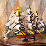 Трехмерная головоломка-конструктор "HMS VICTORY" Розмір 33х22, 5х4, 6 см, Вік 8 - 11 років, фото 5