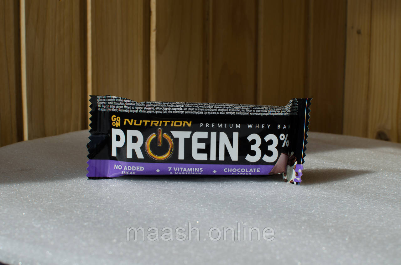 Протеїновий батончик Шоколад Protein 33% Go ON Nutrition, 50g