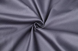 Сатин 240 см Графіт 100% хлопок премиум