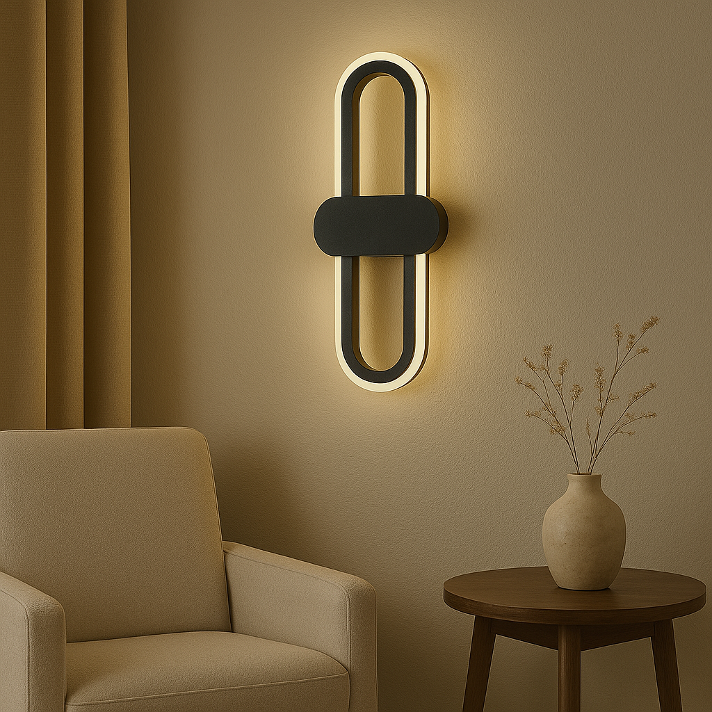 Світлодіодний лед світильник Artlight 5W колір Чорний 2045BK, фото 1