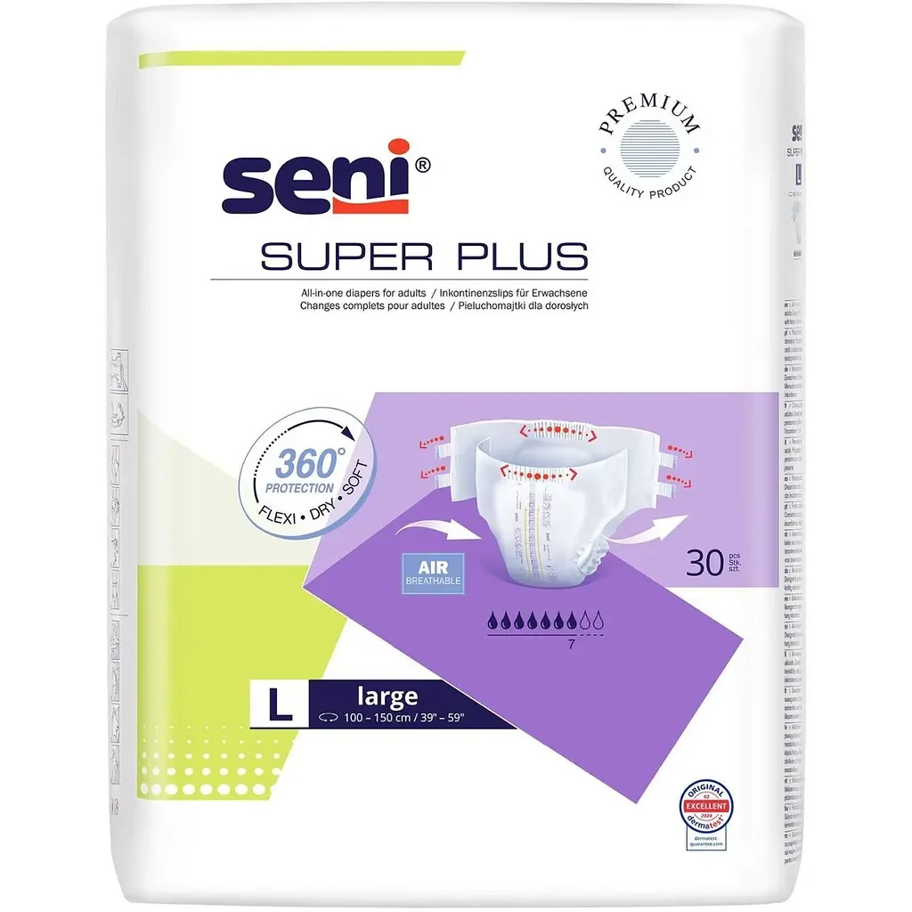 Підгузки для дорослих Seni Super Plus Large 30 шт, фото 1