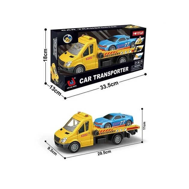 Спецтехніка 666-66 P  “Евакуатор”, інерція, звуки, підсвічування, гумові шини, рухливі елементи,, фото 1