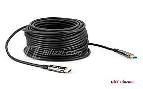 TTAF HDMI 2.1 AOC 48 Gbps 24K Gold 25m оптичний кабель HDMI 25 метрів