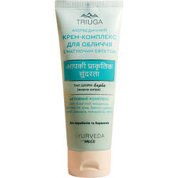 Крем для обличчя Triuga Ayurveda Mix з матувальним ефектом для жирної шкіри 75 мл 4820164641040 smart