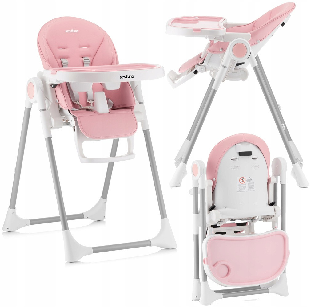 Стільчик для годування Sesttino Nui Pink