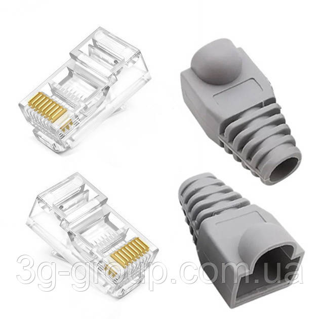 Коннектор RJ-45 RITAR PREMIUM з ковпачком