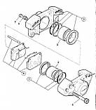 15/920396, 15/920117, 477/01002 Комплект гальмівних колодок для FASTRAK та телескопічного навантажувача JCB, фото 3