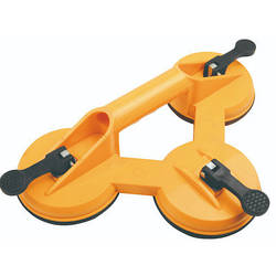 Присоска Tekhmann для скла потрійна 115 мм, пластикова, до 75 кг 62663 smart