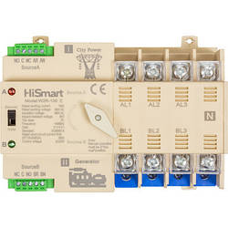 Автоматичний вимикач HiSmart W2R-4P 220V 100A HS082505 smart