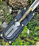 Широка вилка для зняття м'яса із шампури "Wildness", без чохла