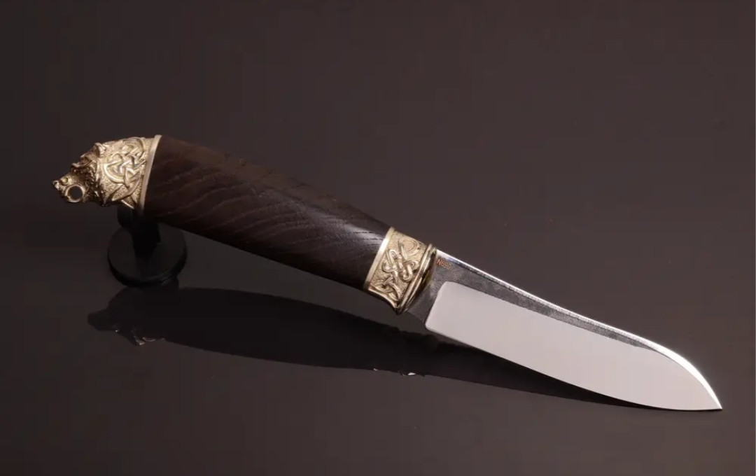 Ніж ручної роботи "Ведмідь", сталь N690