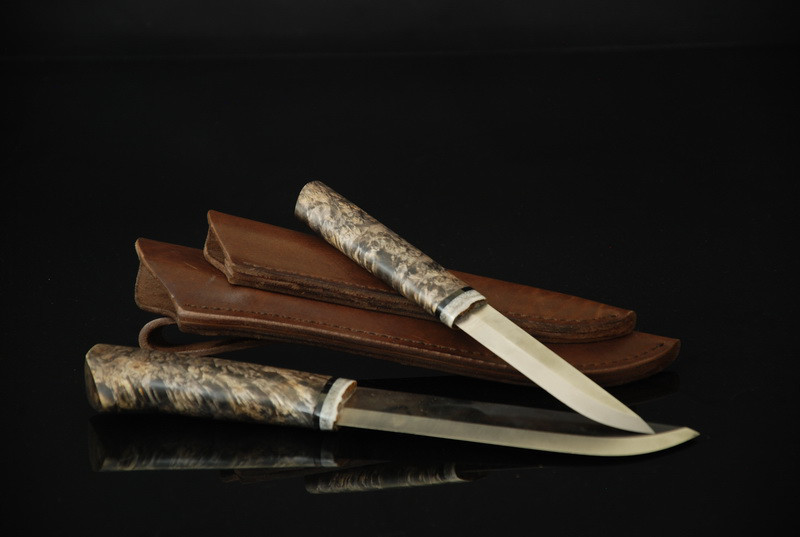 Набір із двох ножів ручної роботи "Спарка", Х12МФ, фото 1