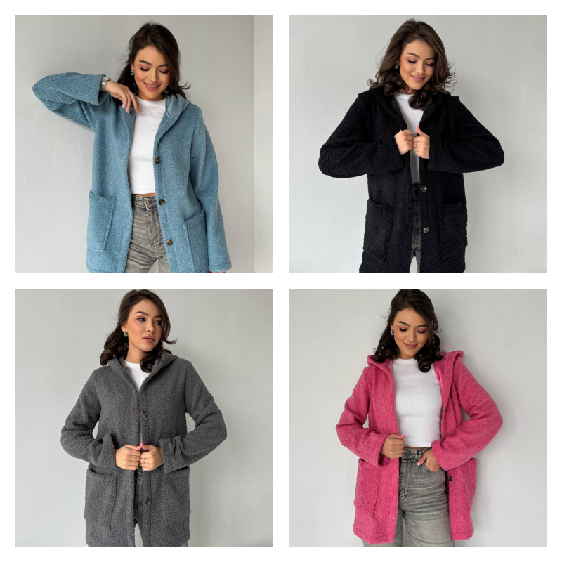 Куртка з м'якого штучного хутра