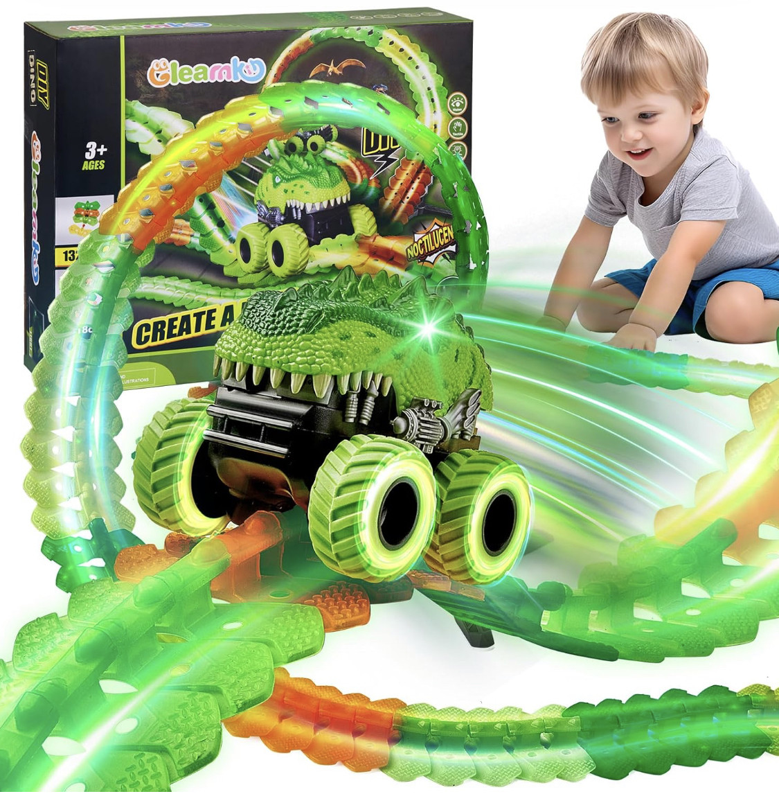 Перегонова траса GleamKid, що світиться з 154 предметів, фото 1